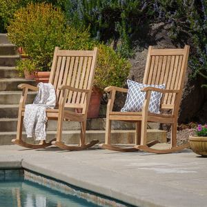 Teak Rocker Seat/Back Connected