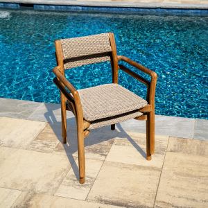 Teak Dining Arm Seat #2